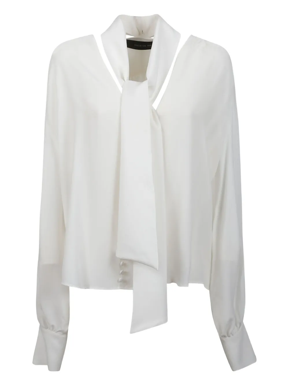 Federica Tosi neck-tie blouse | White | Image 1