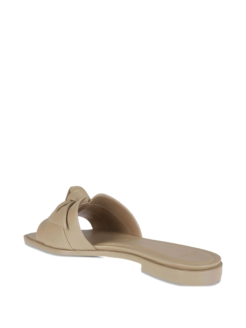 Alexandre Birman Maxi Clarita bow-detail leather sandals Neutrals