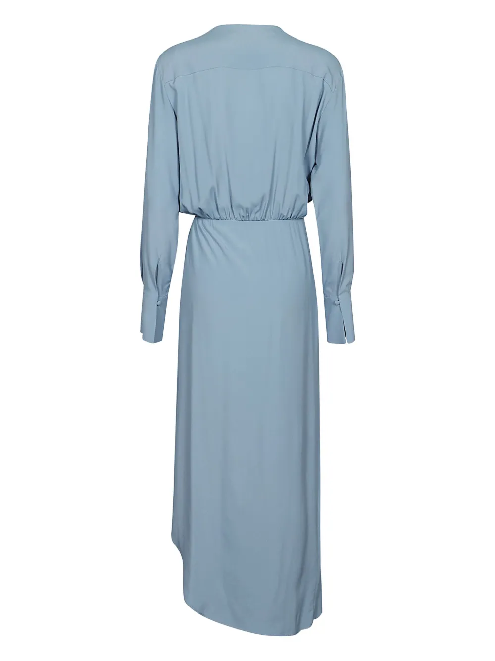 Federica Tosi Asymmetrische jurk met wikkeldetail - Blauw