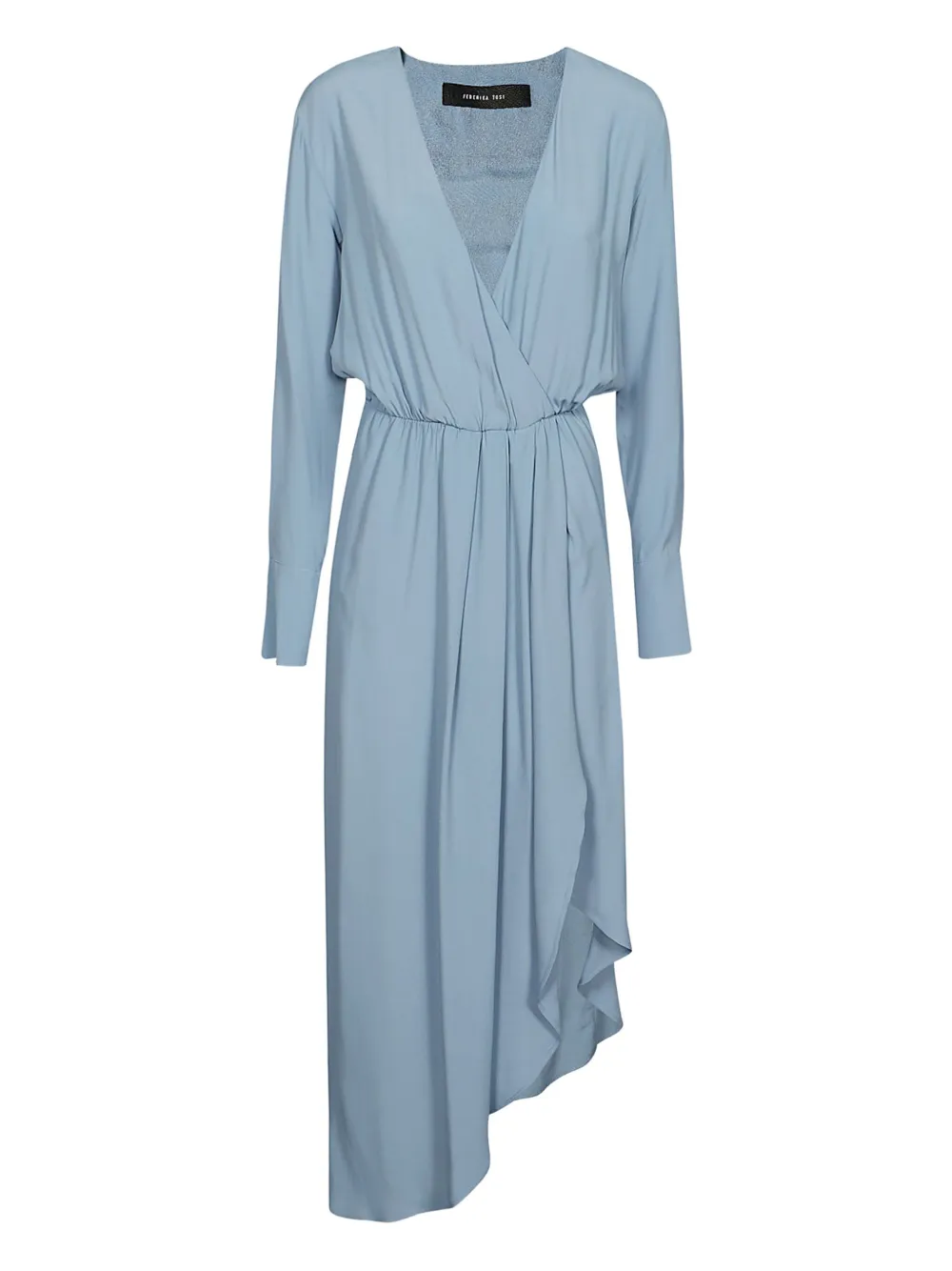 Federica Tosi asymmetric wrap-detail dress | Blue | Image 1