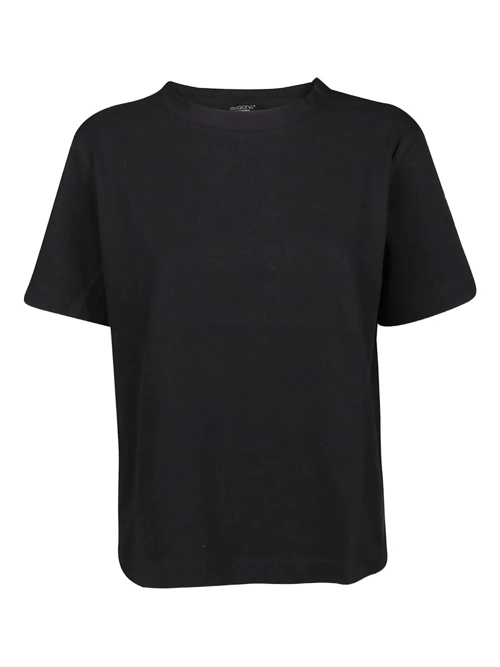 Aragona cotton crew-neck T-shirt | Black | Image 1