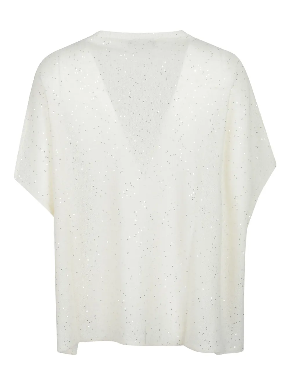 Fabiana Filippi Top verfraaid met pailletten Beige