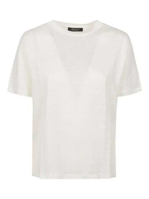 Aragona linen round-neck T-shirt