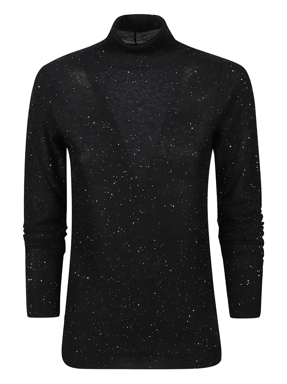 Fabiana Filippi Glitter Jumper In Black