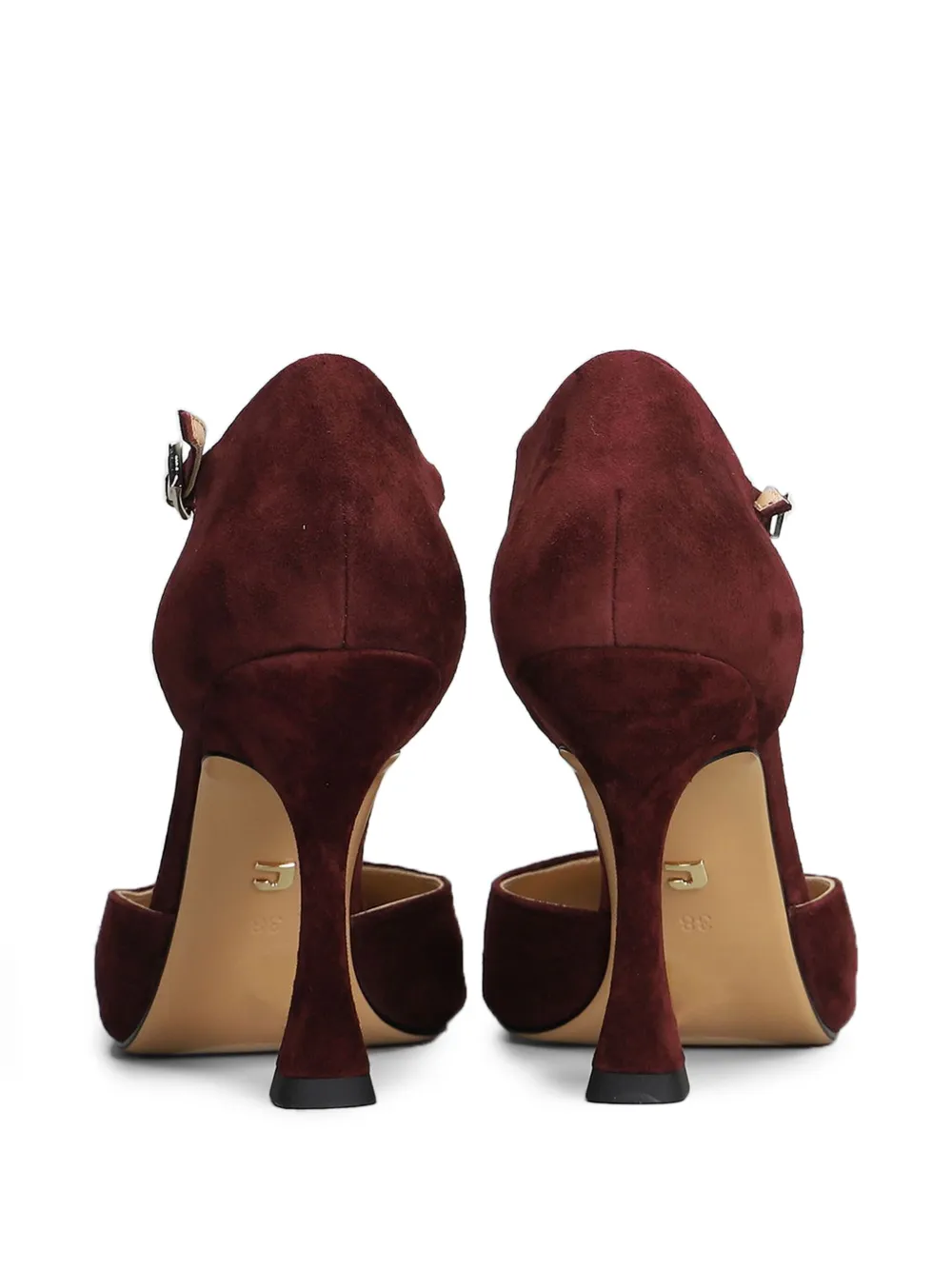 Lola Cruz Elane pumps met enkelbandje Rood