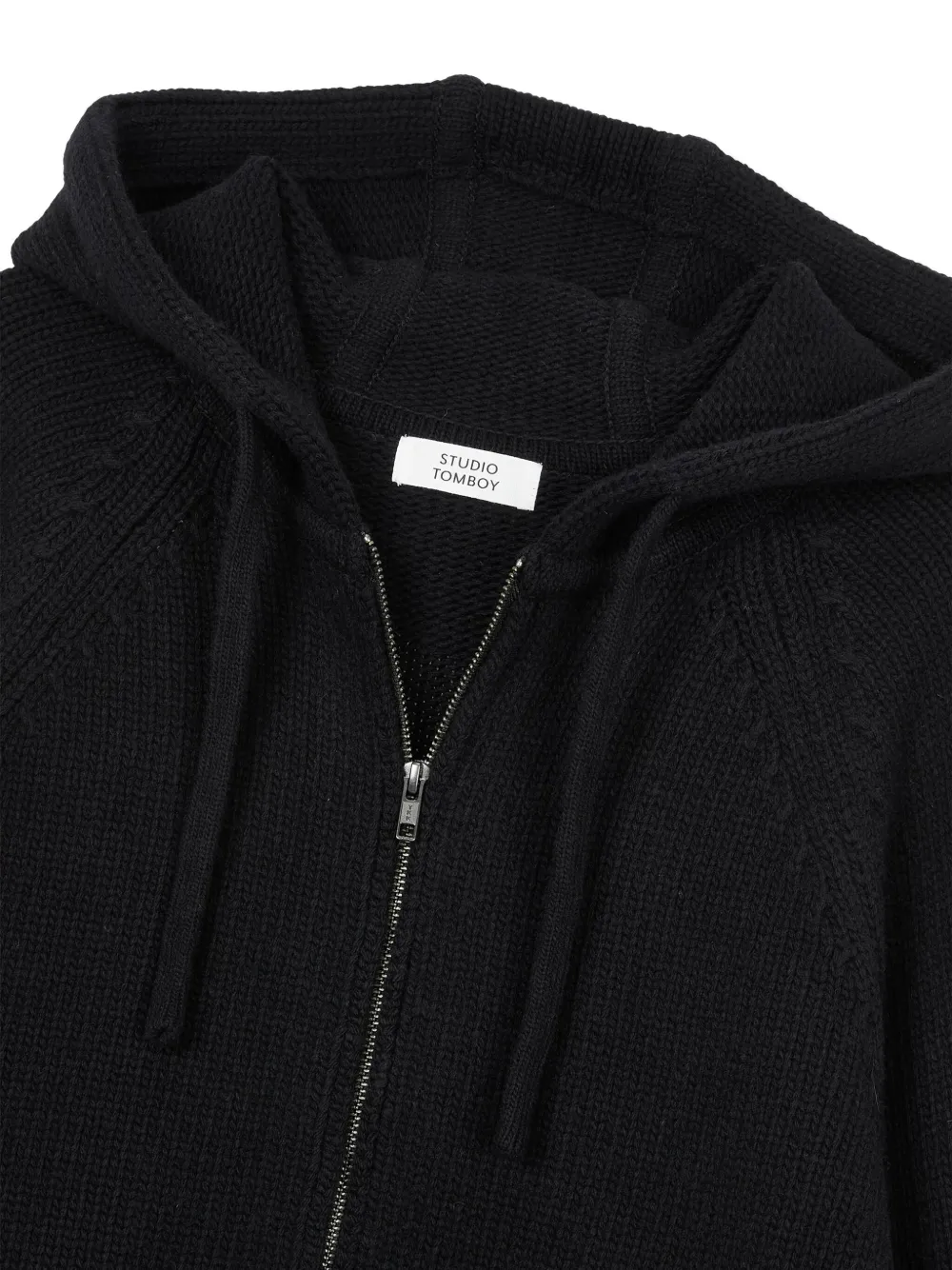 TOMBOY Trui met capuchon Zwart