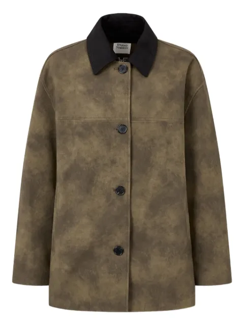 TOMBOY chamarra de gamuza artificial