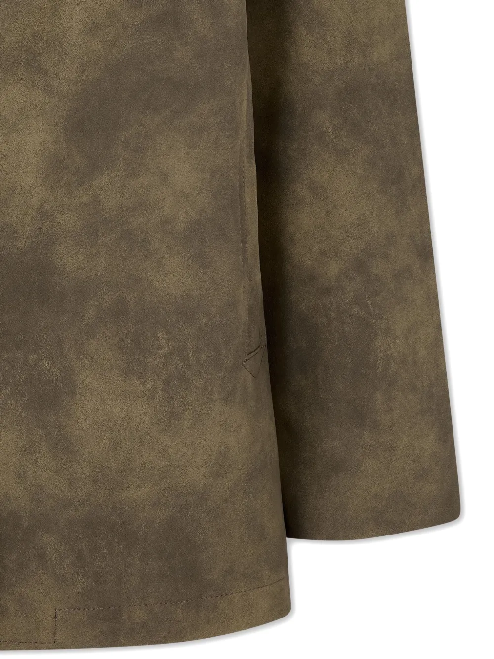 Studio Tomboy Faux-suede Jacket In Brown
