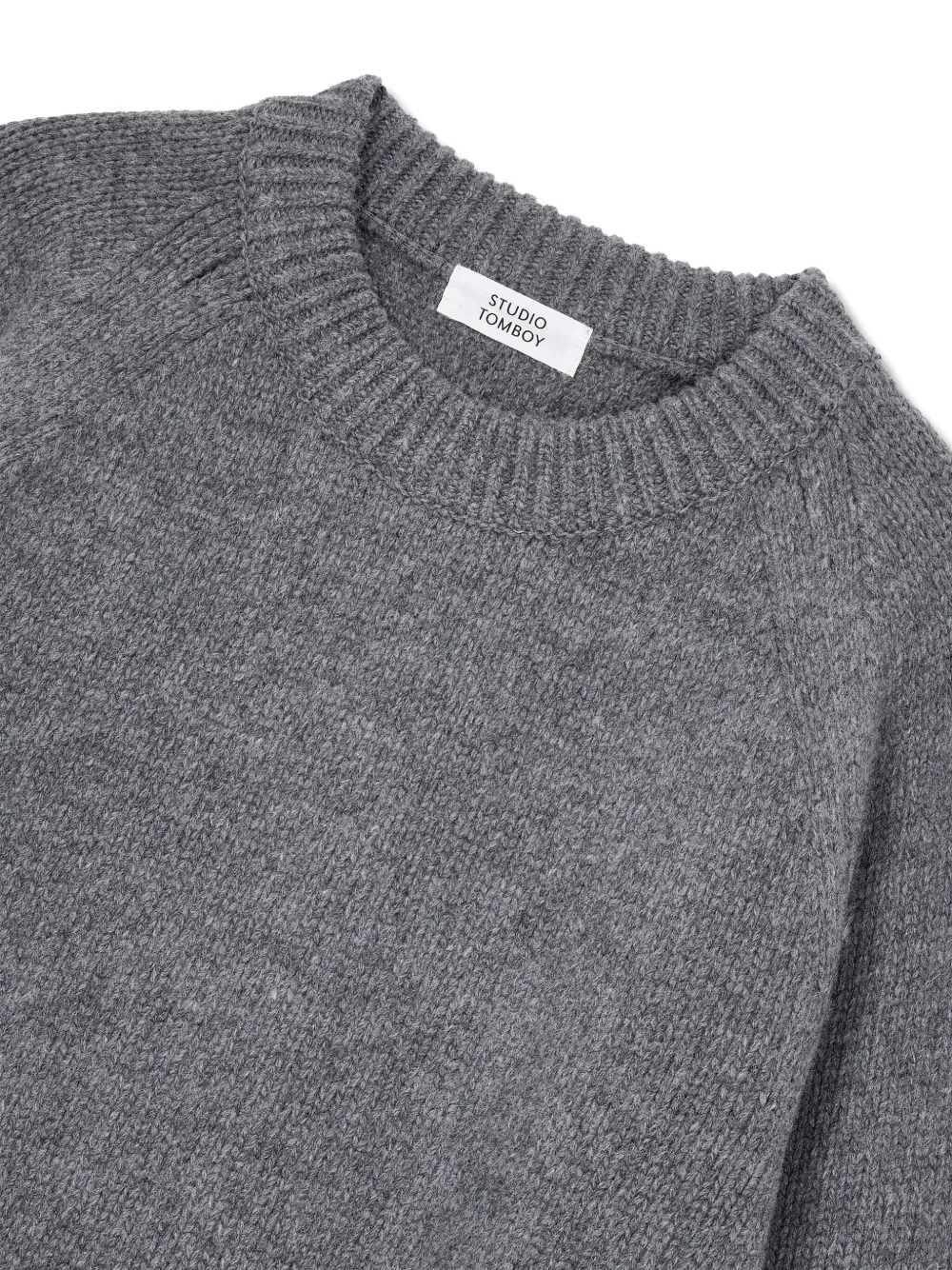 STUDIO TOMBOY Trui met raglanmouwen Grijs