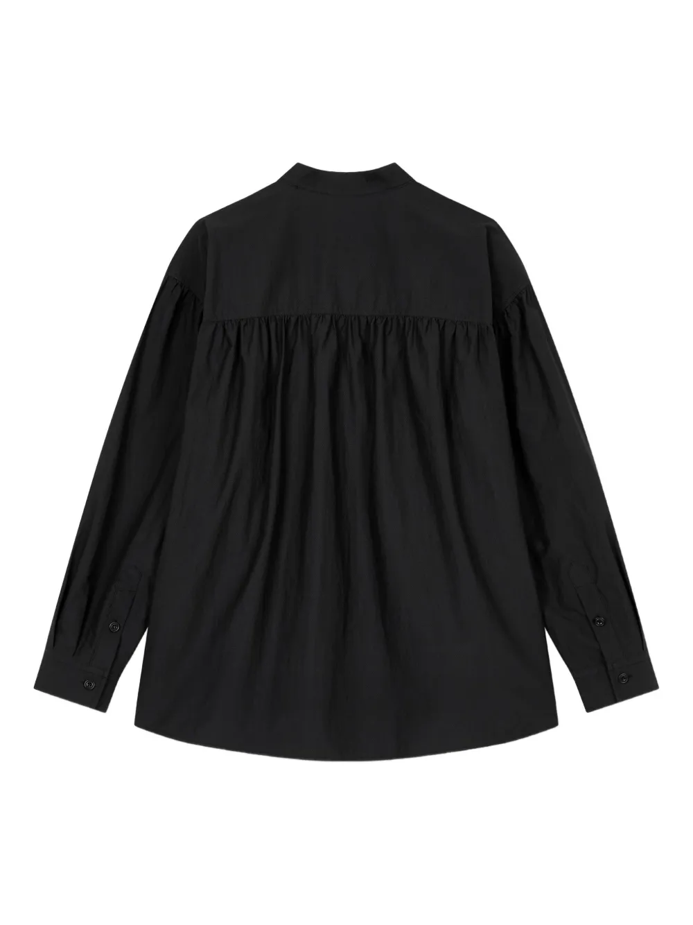 STUDIO TOMBOY shirring-detail shirt - Zwart