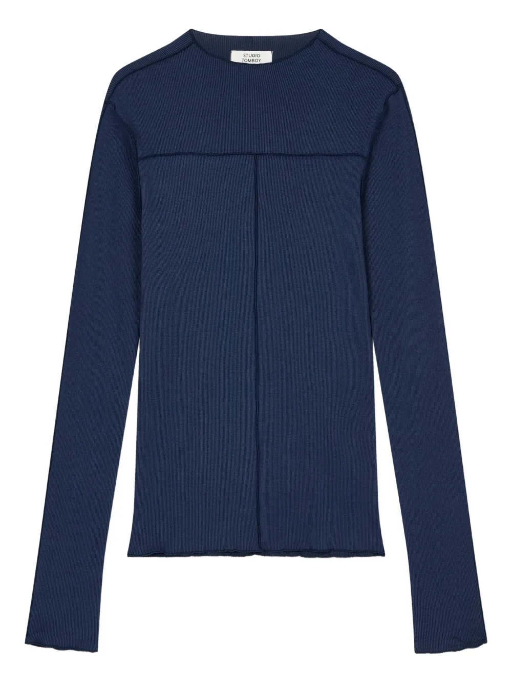 Studio Tomboy Corduroy T-shirt In Blue