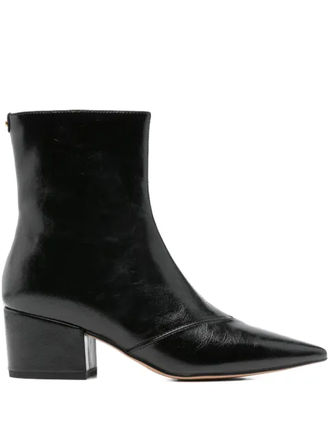TWINSET 55mm leather ankle boots