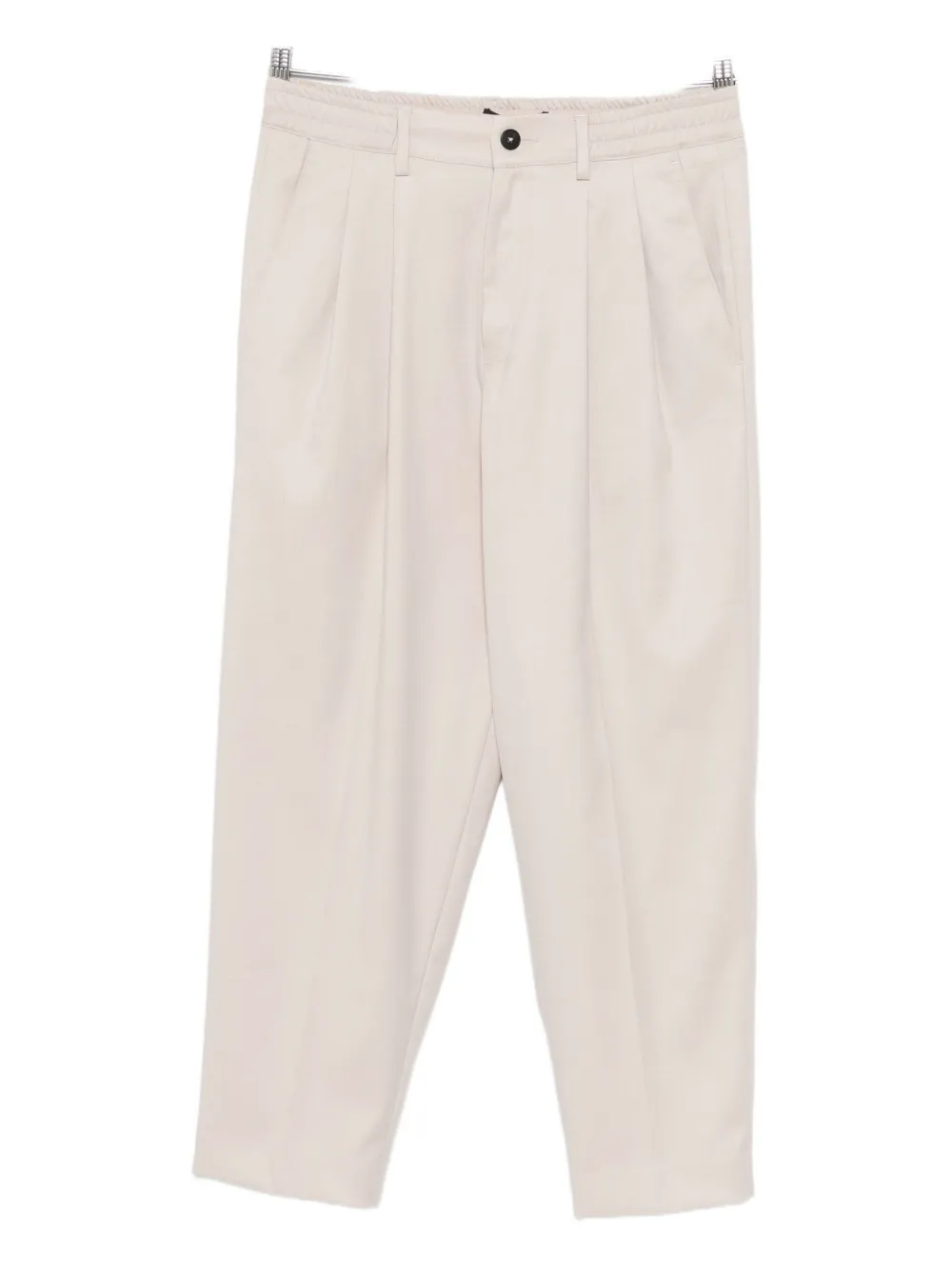 Low Brand pleated straight-leg trousers - Toni neutri