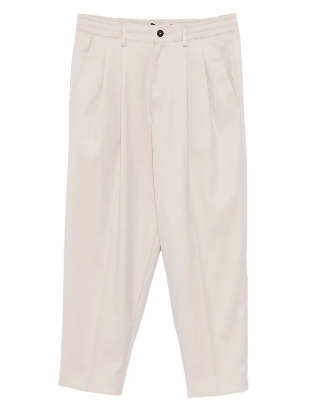 Low Brand Calça reta com pregas | Neutro | Image 1