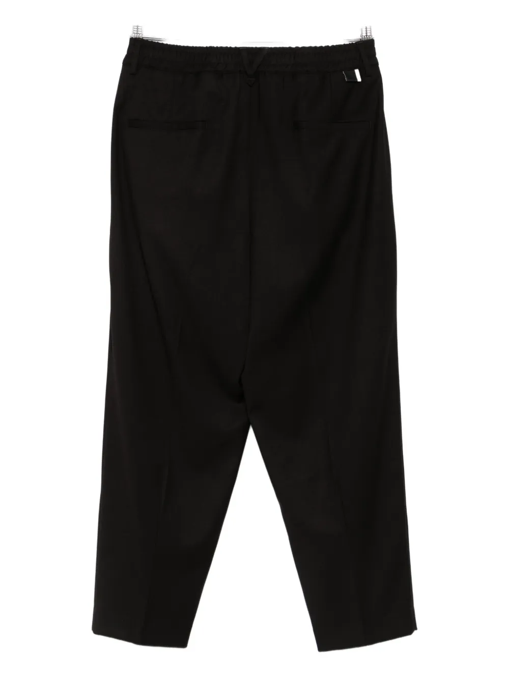 Low Brand pleated wide-leg trousers - Zwart