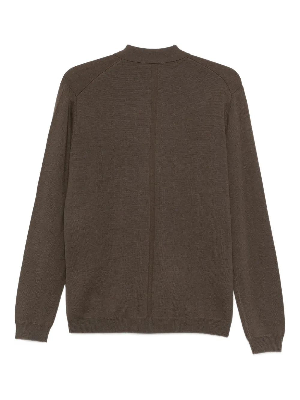 Low Brand fine-knit polo shirt - Bruin