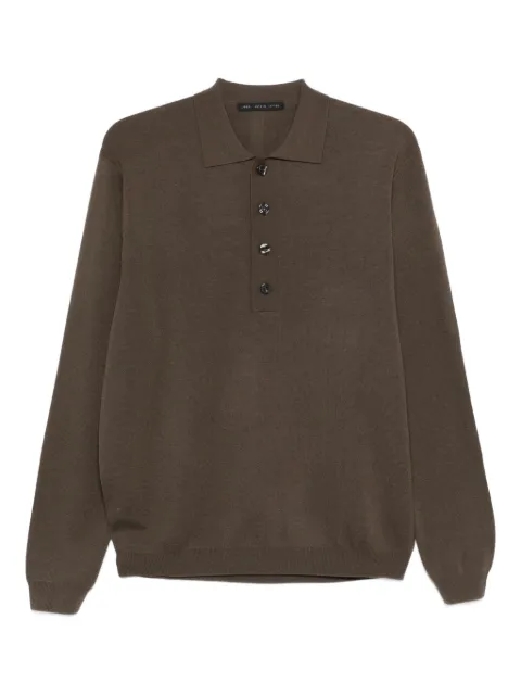 Low Brand playera tipo polo de tejido fino