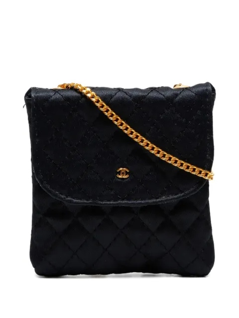 CHANEL Pre-Owned شنطة صغيرة مبطنة بنقش المعين من عقد التسعينيات-الألفينيات
