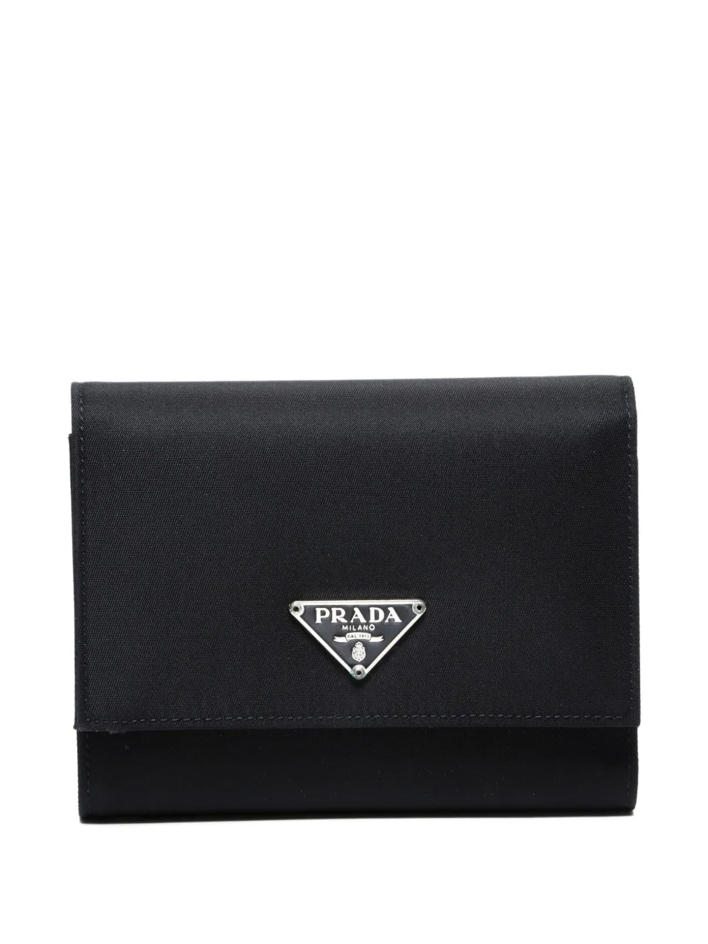 Prada Pre-Owned 2000s triangle-logo wallet | Black | Image 1