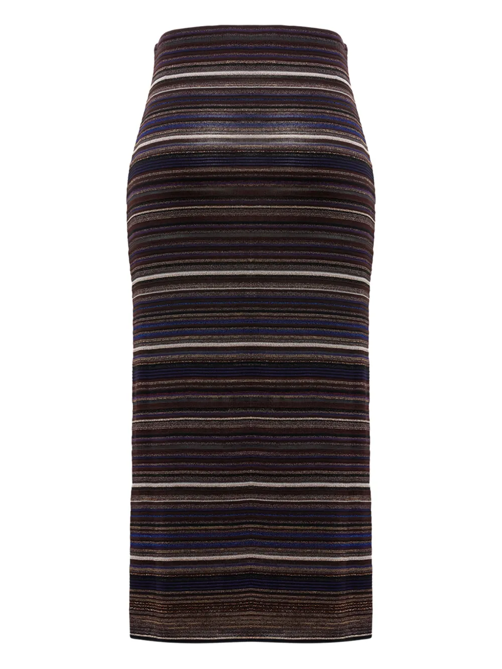 Missoni Striped Midi Skirt In Multi