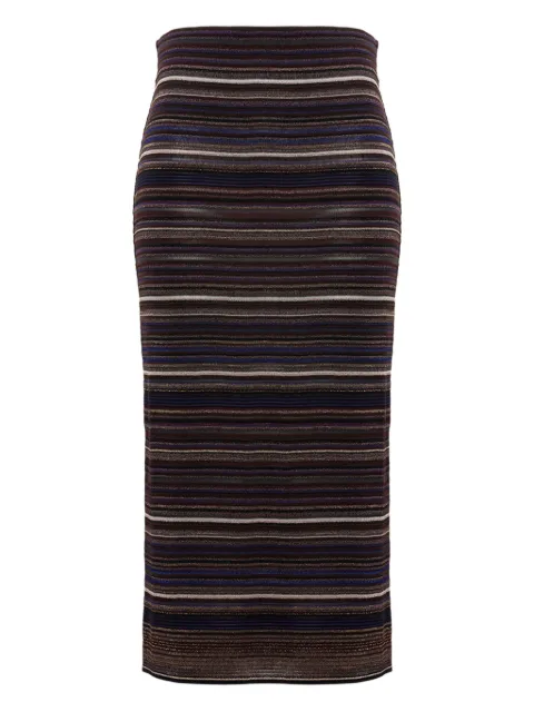 Missoni falda midi a rayas
