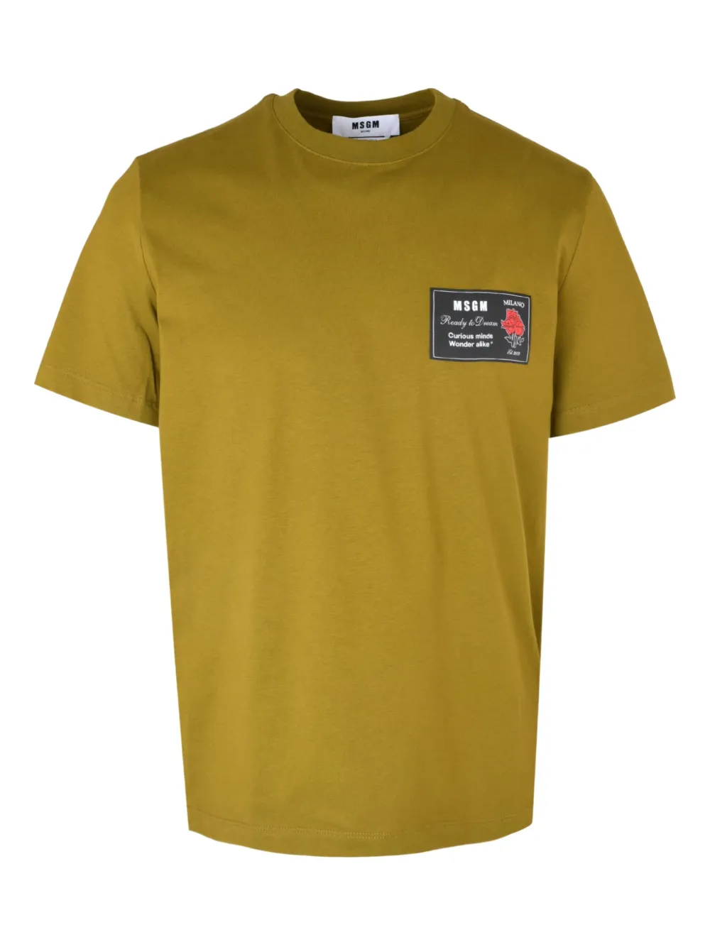 MSGM patch T-shirt | Yellow | Image 1