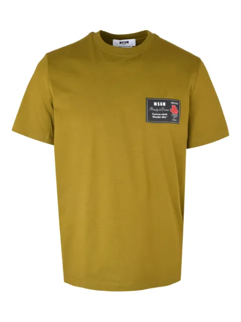 MSGM patch T-shirt