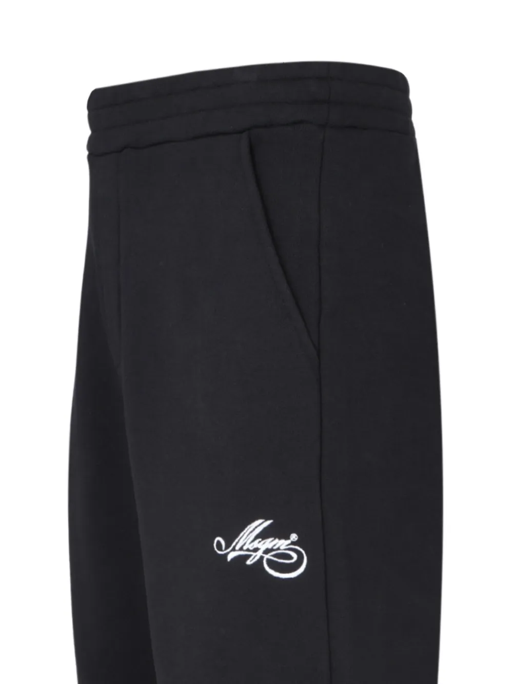 Msgm Fleece Tranck Pants In Multi