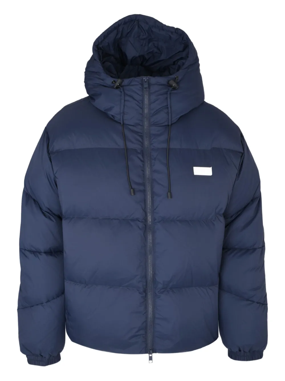 MSGM hooded down jacket | Blue | Image 1