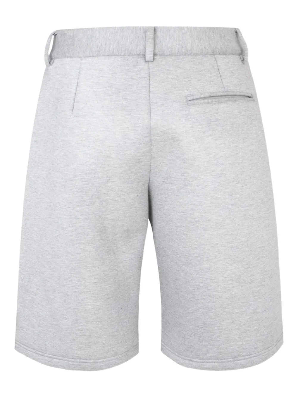 Msgm Belt Loops Shorts In Gray
