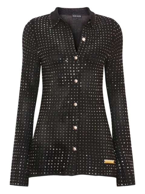 Izaak Azanei crystal-embellished cardigan