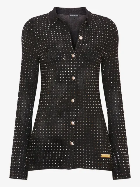 Izaak Azanei crystal-embellished cardigan