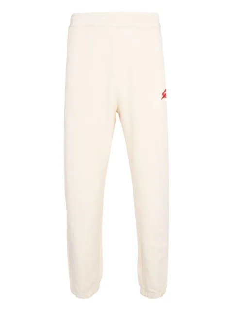 MSGM embroidered fleece track pants