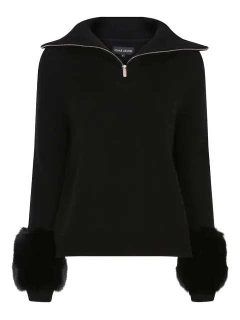 Izaak Azanei zip-up sweater