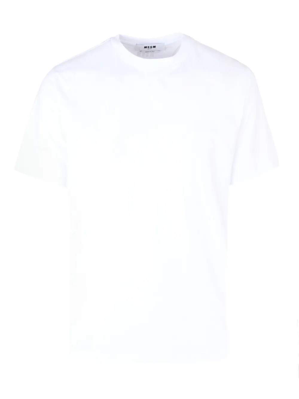 Msgm Logo T-shirt In White