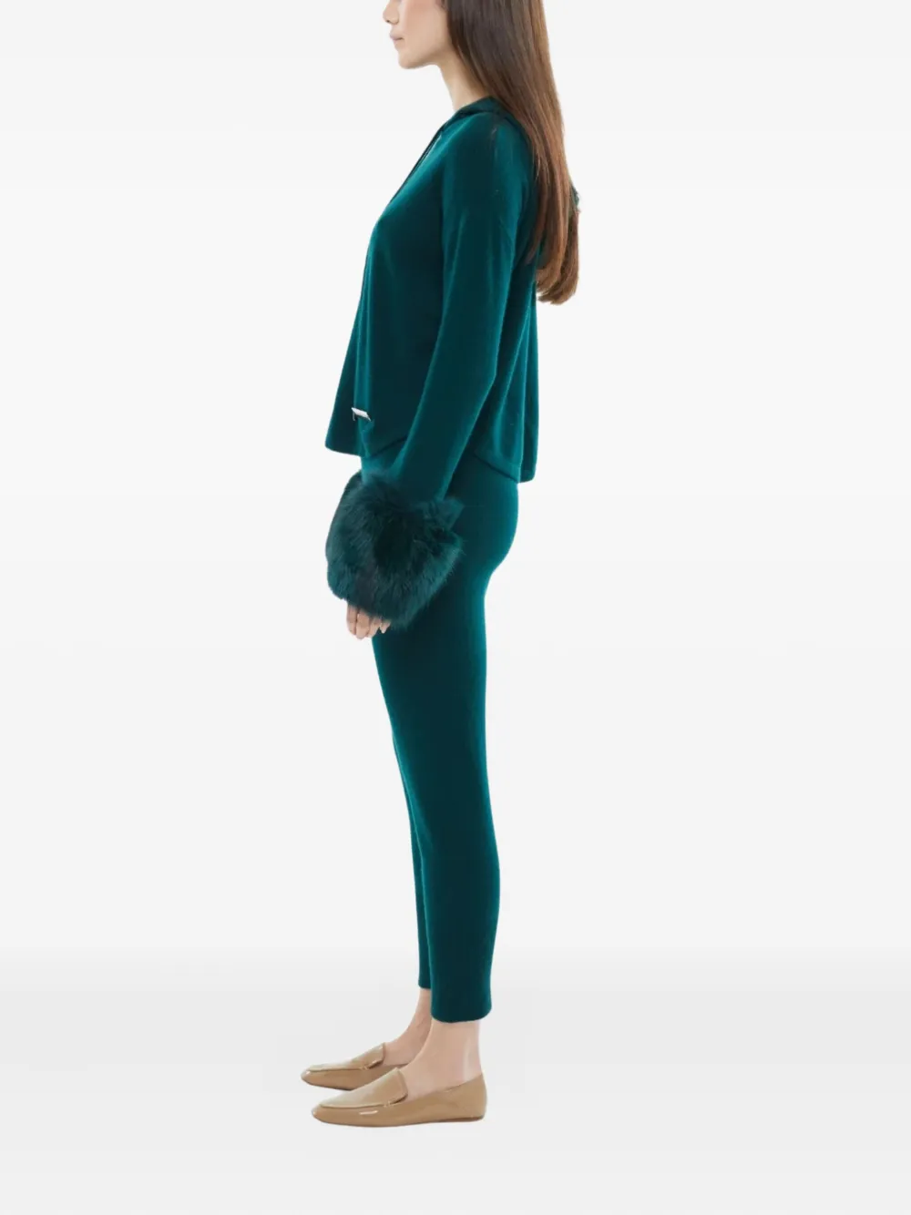 Izaak Azanei Tapered Track Pants In Green