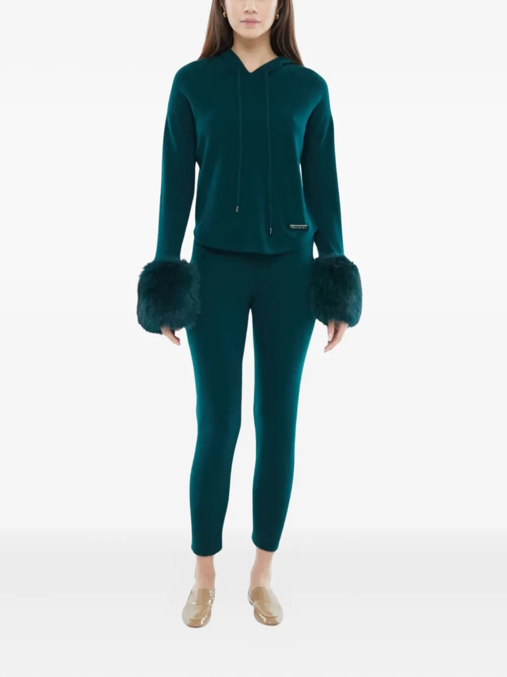 Izaak Azanei tapered track pants - Groen