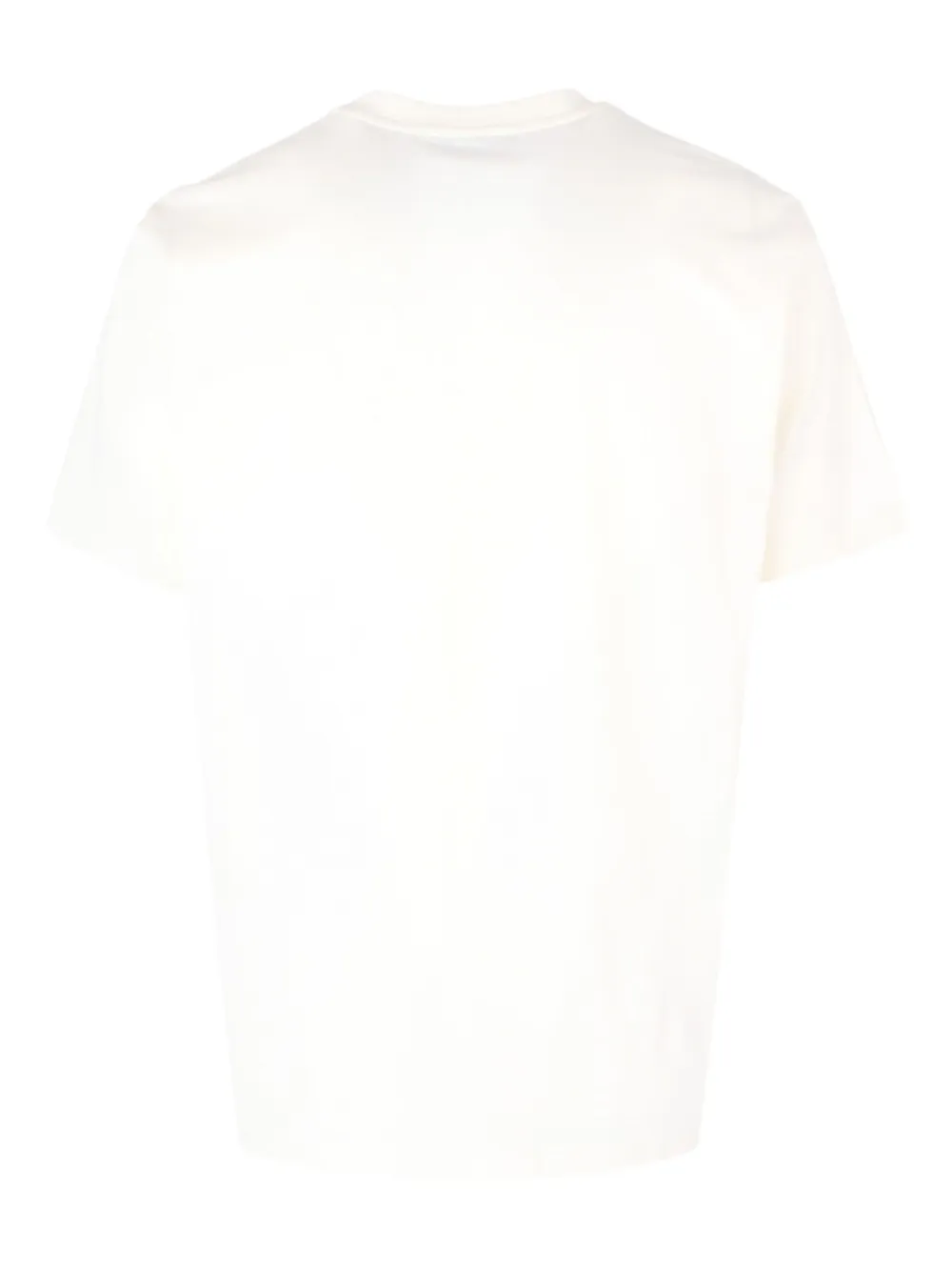 Msgm Rabbit-detail Graphic T-shirt In Neutral