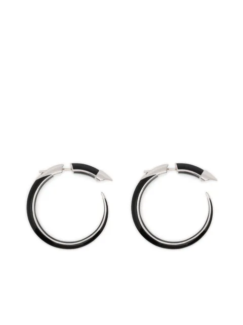 Shaun Leane Sterling Silver Sabre Solis hoop earrings