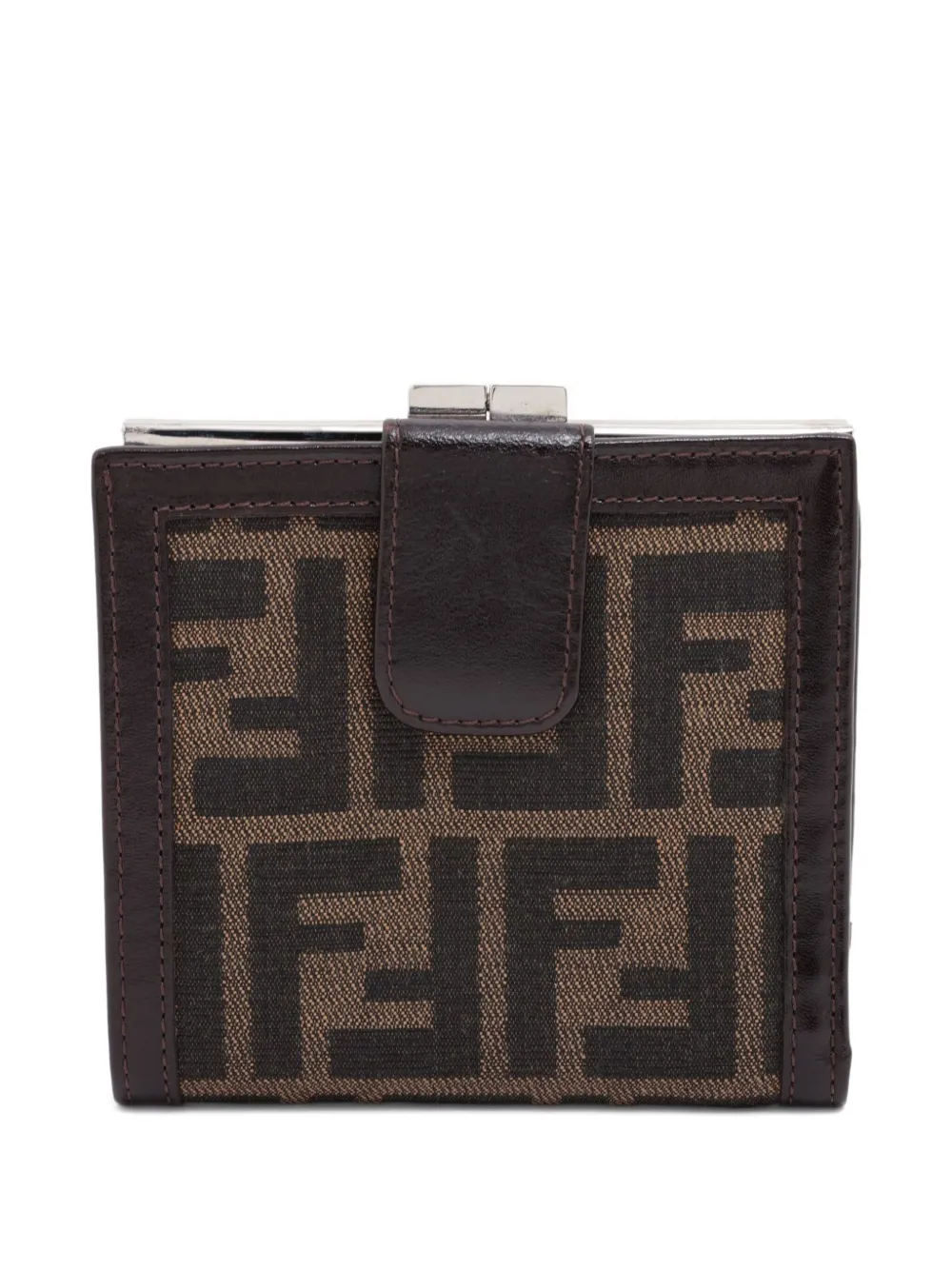 Fendi Pre-Owned 1990-2000 Zucca wallet | Brown | Image 1