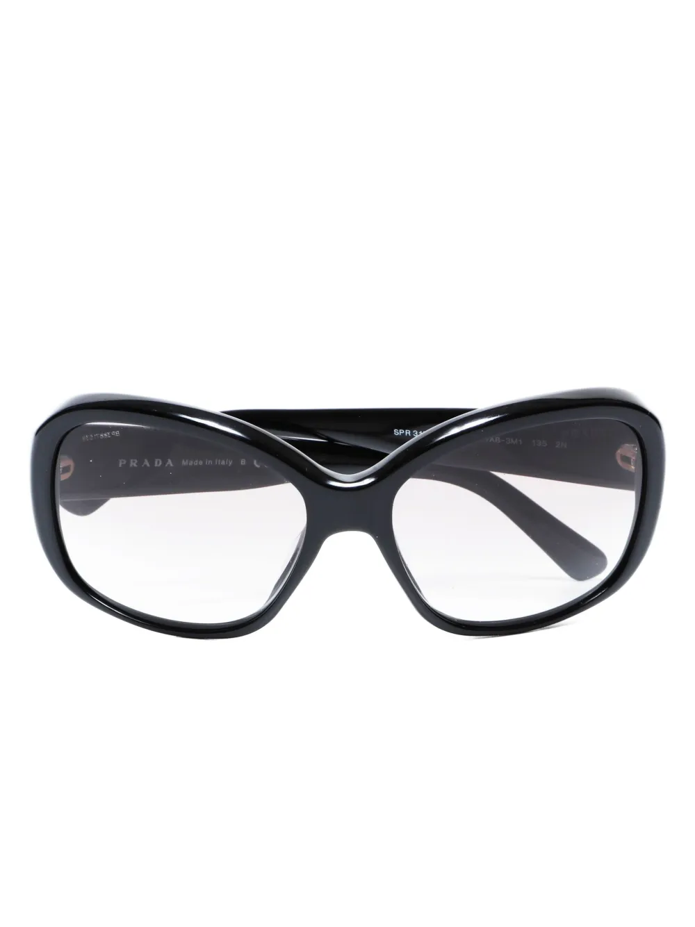 Prada Pre-Owned  2010-2025 logo-lettering sunglasses | Black | Image 1