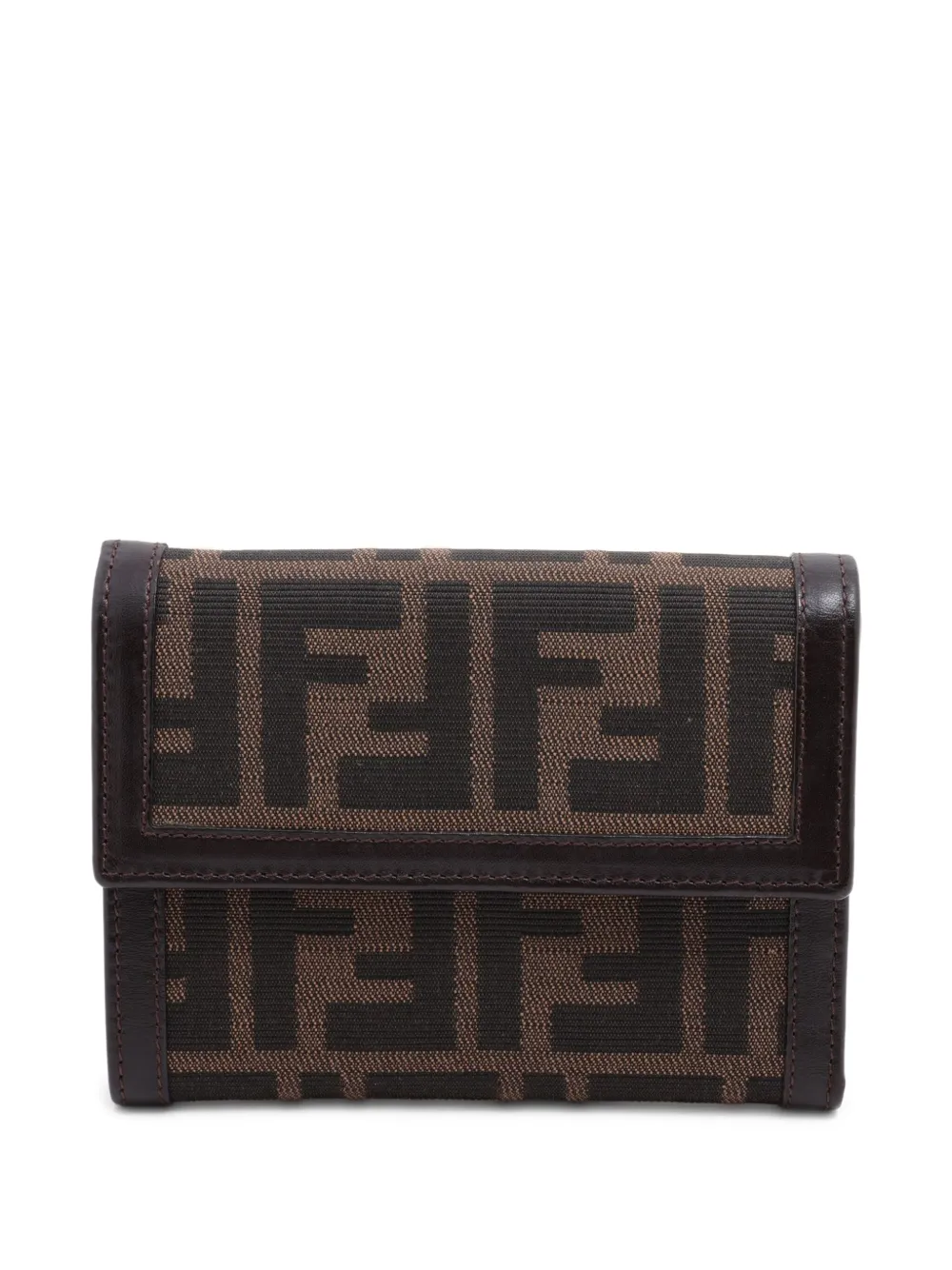 Fendi Pre-Owned 1990-2000s Zucca-pattern wallet | Brown | Image 1