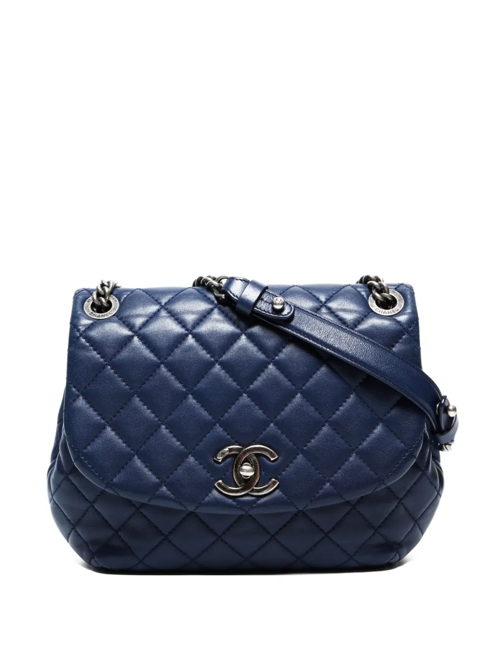 CHANEL Pre-Owned 2016-2017 マトラッセ ショルダーバッグ - ブルー CHANEL Pre-Owned 2016-2017 マトラッセ ショルダーバッグ - ブルー
