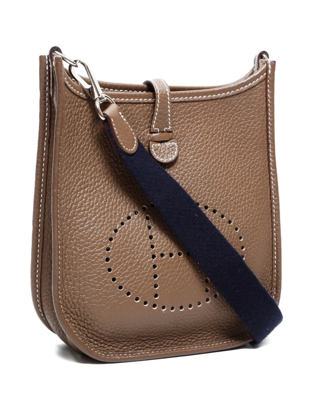 Pre-owned Hermes 2022 Evelyn Tpm Crossbody Bag In Brown