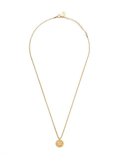 Christian Dior Pre-Owned 1980-2000 CD-pendant necklace