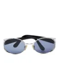 CHANEL Pre-Owned 2000s round-frame sunglasses - Silver
