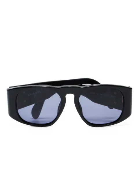 CHANEL Pre-Owned 1990-200s quilted square sunglasses