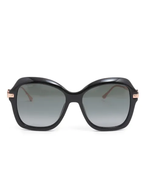 Jimmy Choo Pre-Owned lentes de sol Tessy con armazón geométrica 2000-2020