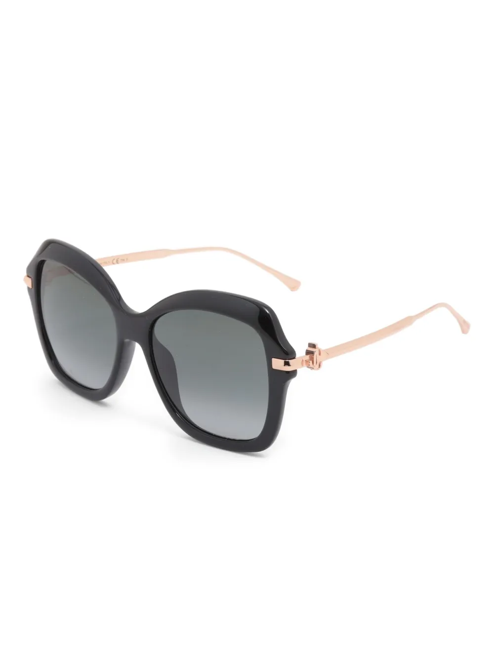 Jimmy Choo Pre-Owned 2000-2020s geometric-frame Tessy sunglasses | Image 2