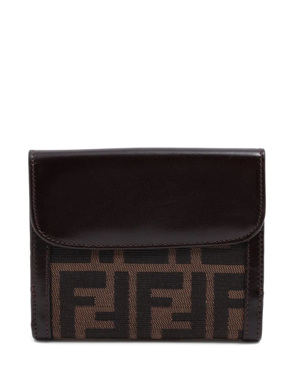 Fendi Pre-Owned 1990-2000s Zucca-motif wallet | Brown | Image 1